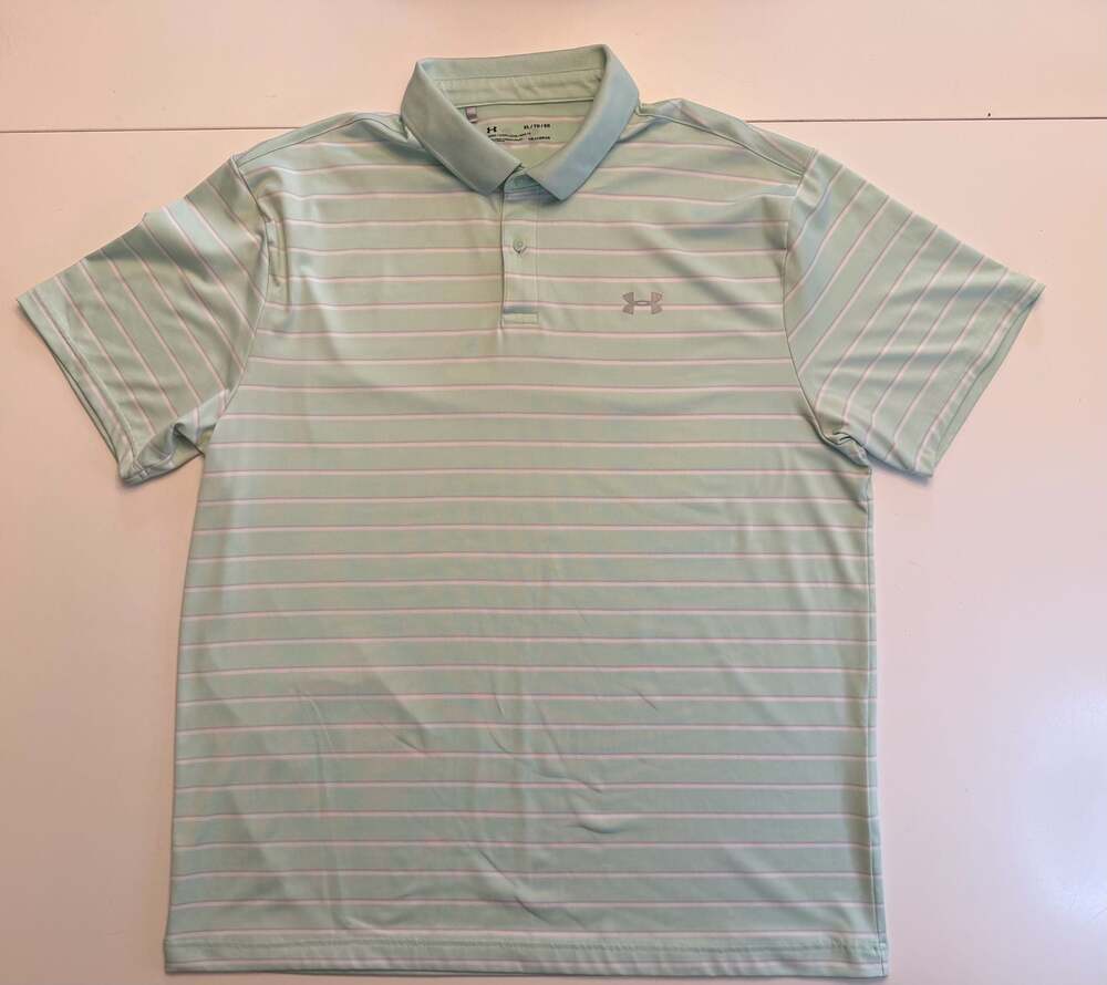 Under Armour HeatGear Men's Loose Fit Striped Polo Shirt
